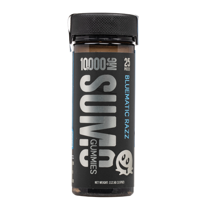 half bakd sumo gummies 10500mg bluematic razz (2)